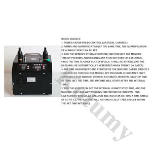 Electric Balloon Pump Inflator 110V 220V B322 US EU AU UK Dual Holes Professional Inflator for Party Balloon Arch Column