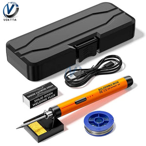 5V 8W USB Soldering Iron Wireless Electric Soldering Iron Fast Charging Lithium Battery Solder Iron Portable Repair Welding Tool