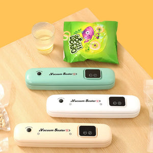 Xiaomi Vacuum Sealer Packaging Machine Food Vacuum Sealer With Free 10pcs Vacuum bags Household Vacuum Food Sealing