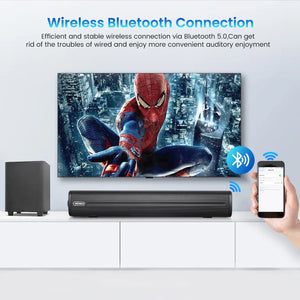 AIYIMA Bluetooth Subwoofer Soundbar TV Audio Echo Wall Computer Speaker Home Theater Hifi Music Wireless Bluetooth Speaker