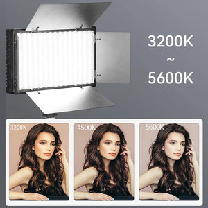 U600 LED Photo Studio Light for Tiktok Youbute Game Live Video Lighting Portable LED Video Recording Photography Panel Lamp