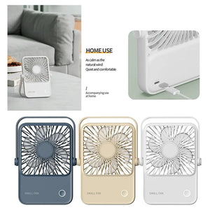 🌬️Portable USB Mini Fan Convenient And Ultra-quiet Electric Fan Rechargeable Student Small Cooling Desktop Fans Clip Ventilador - Stereotech