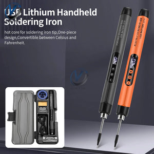 5V 8W USB Soldering Iron Wireless Electric Soldering Iron Fast Charging Lithium Battery Solder Iron Portable Repair Welding Tool