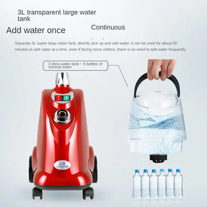 2000W Powerful Garment Steamer for Commercial Clothing Stores Home Use Vertical Ironing Clothes Electric Iron Garment Steamer