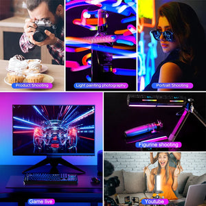 VIJIM Ulanzi i-Light Mini RGB Tube Light Handheld led Photography Stick Video Fill Lamp Magnetic 2500-9000K for Vlog Youtube - Stereotech