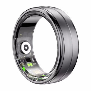 2024 R06 5ATM Waterproof Smart Ring For Men Women Heart Rate Health Monitoring 100+  Sport Modes Fitness Tracking Sport Ring