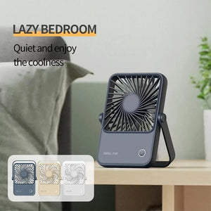 🌬️Portable USB Mini Fan Convenient And Ultra-quiet Electric Fan Rechargeable Student Small Cooling Desktop Fans Clip Ventilador - Stereotech