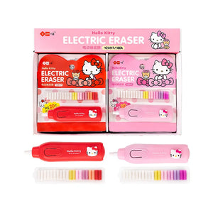 Yizheng Co-branded Sanrio Anime Hello Kitty Cartoon Electric Eraser Office Sketch Writing Drawing Eraser Student Stationery