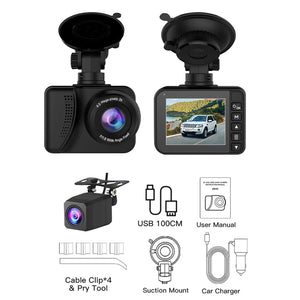 BEPOCAM ZD35 Dash Cam for Car Camera Front and Rear 2.5K WIth WiFi Dashcam Auto Night Vision Parking Monitor Recorder Black Box