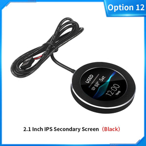 3.5 / 5 Inch IPS Type-C Secondary Screen Mini Computer USB Display CPU GPU RAM HDD Monitor with Holder Metal Case No Use AIDA64