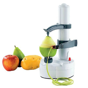 1pc Electric Apple Peeler Cutter Slicer Fruit Potato Peeler Automatic Battery Operated Machine Easy-to-use Kitchen Tool Utensil