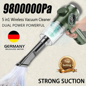 9800000Pa 5-in-1 Wireless Vacuum Cleaner