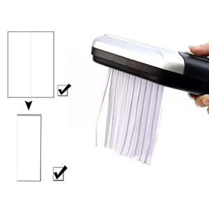 Portable Handheld Paper Shredder Cutting Tool USB/ Battery Operated Capacity 2L Mini Paper Cutter for Office Bills Paper Photos