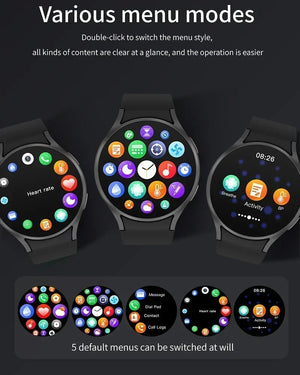 Xiaomi Watch 6 2024 New GPS Track Smart Watch Men Amoled Always Display Body Temperature Clock BT Talk Smart Watch