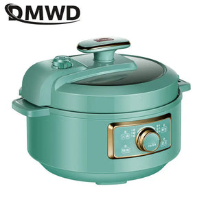 DMWD 3L Electric Pressure Cooker Intelligent Rice Cooker Hot Pot Automatic Stewing Soup Pot Fryer Cake Maker For 3-5 People