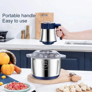 5L Electric Meat Grinders 304 Stainless Steel Food Crusher Multifunctional Vegetable Slicer Chopper Mincer Baby Food Processor