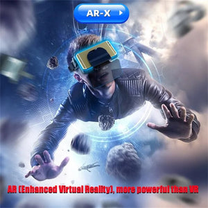 AR-X VR Glasses Virtual Reality 3D Glasses HD IMAX Game Cardboard VR Headset For 4.7-6.3" Smartphone Foldable Enhanced VR Helmet