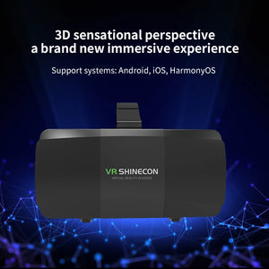 VR Virtual Reality Cinema 3D Glasses Box Headset Wearable Helmet G06ED VR For IOS Android 4.7-7.8inch Smartphone