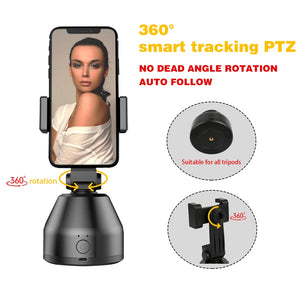 Rotation Face Tracking Selfie Stick Tripod All-in- Object Tracking Holder Camera Gimbal Photo Vlog Live Video Record - Stereotech