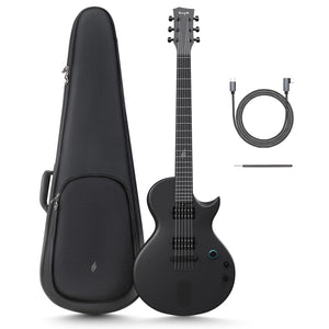 Enya Electric Guitar Nova Go Sonic Smart Electric Carbon Fiber Guitarra with Wireless Speaker, Onboard Presets, Charging Cable