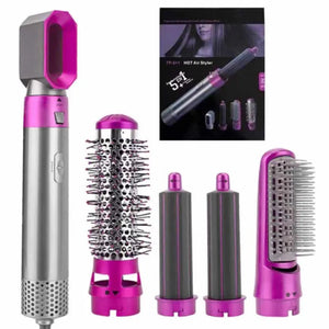 5-in-1 Hot Air Comb Multifunctional Automatic Curler Hair Dryer Hair Straightener professional hair styling tool Dyson Airwrap