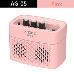 Free shipping! AG-05 5W output Portable Multi-functional Guitar Amplifier Recorder Speaker