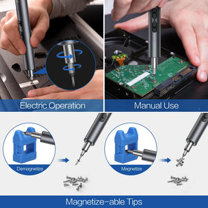 28/62 in 1 Electric Screwdriver Set Precision Power Tool Kit Rechargeable Wireless Mini Small Bits for Xiaomi Mobile Cell Repair