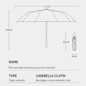 Xiaomi 24 Bone Fully Automatic Double Bone Folding Umbrella For Sun UV Protection Rain Resistance And Strong Wind Resitance