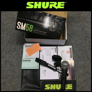 Original  Shure SM58 Legendary Wired Vocal Dynamic Microphone High Quality Professional DJ Cardioid Mic Karaoke KTV Show Live - Stereotech