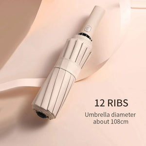 Xiaomi 24 Bone Fully Automatic Double Bone Folding Umbrella For Sun UV Protection Rain Resistance And Strong Wind Resitance