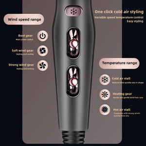 3000W Hair Salon Hair Dryer High Power Strong Wind Speed Dry Blue Light Ion Silent Home Hairdresser Special New Product