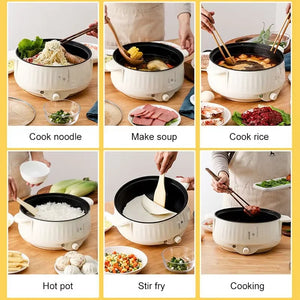 Multifunction Electric Cookers Single/Double Layer 1-2 People Household Non-stick Pan Hot Pot Rice Cooker Cooking Appliances NEW