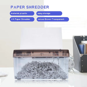 USB Electric Dual Purpose Paper Shredder Desktop Mini Financial Bill A4 Paper Shredder Paper Cutter For Home Office