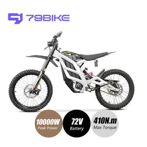 79Bike Electric Dirt Bike Adults 72V 8000W 35AH 85KM/H 19 Inch Fatbike Electric Mountain Motorcycle Motorbike