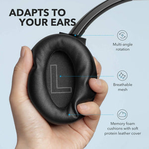 Anker Soundcore Life Q20 Hybrid Active Noise Cancelling Headphones, Wireless Over Ear Bluetooth Headphones