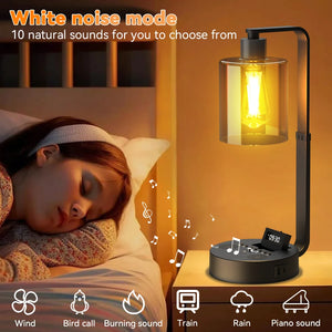 USB Rechargeable LED Table Lamp Bedside Night Lamp Dimmable Touch Switch Bedroom Living Room Study Office Lighting E26/E27