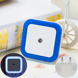 Wireless LED Night Light Sensor Lighting Mini EU/US Plug Night Lights For Children Room Bedroom Living Room Decoration Lighting