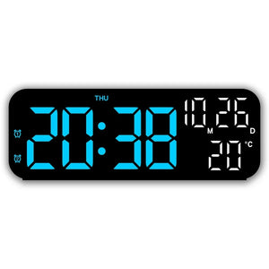 Youpin Xiaomi Digital Alarm Clock Temperature Date Week Display Night Mode Table Clock 12/24H Desktop Electronic LED Alarm Clock