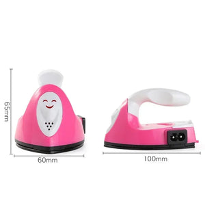 Mini Electric Iron Portable Handheld Heat Press Home Travel Craft Iron for Ironing Baby Clothes Heat Press Machine Handmade DIY - Stereotech