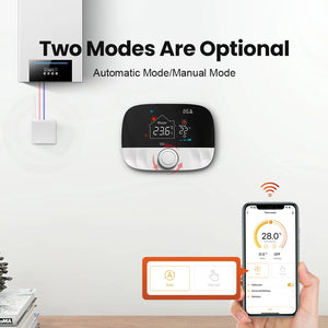 AVATTO Wifi Smart Thermostat,Tuya RF Wireless Temperature Controller for Gas Boiler Water Heating,Works with Alexa Google Home - Stereotech