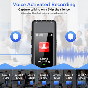 Digital Voice Recorder Pen Portable Voice Activated Dictaphone Sound Recording Noise Reduction Long Time Recorder MP3 Player