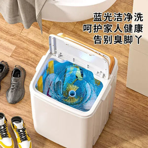 Shoe washing machine, household small shoe brush machine, semi-automatic shoe washer, sock cleaning and laundry artifact