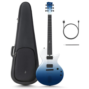 Enya Electric Guitar Nova Go Sonic Smart Electric Carbon Fiber Guitarra with Wireless Speaker, Onboard Presets, Charging Cable