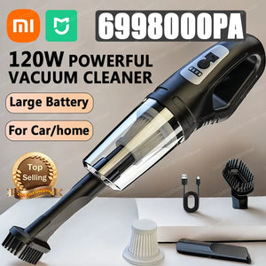 Xiaomi MIJIA 69980000pa Vacuum Cleaner 120W High Power USB Charge Handheld Cordless Vacuum Cleaner Strong Suction For Car/Home - Stereotech