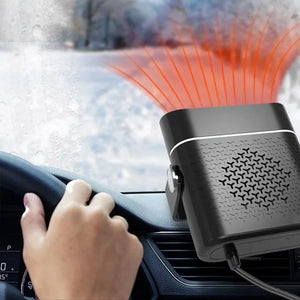 12V 2-in-1 Car Heater Universal Windshield Fast Heating Defrost Defogger 360 Degree Rotation Auto Heater Interior Accessories