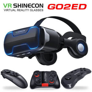 2024 G02ED VR shinecon 8.0 Standard edition and headset version virtual reality 3D VR glasses headset helmets Optional controlle