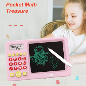 Portable Calculator Handwriting Board 2 in 1 LCD Screen Science Smart Calculate Machine with Writing Board Scientific Calculator - Stereotech