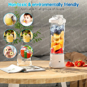 600ML Mini Portable Electric Fruit Juicer - Stereotech