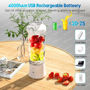 600ML Mini Portable Electric Fruit Juicer - Stereotech