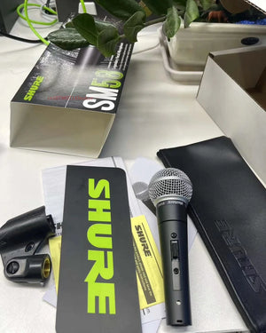 Original  Shure SM58 Legendary Wired Vocal Dynamic Microphone High Quality Professional DJ Cardioid Mic Karaoke KTV Show Live - Stereotech